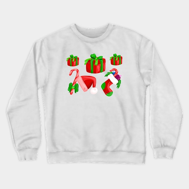 Christmas icons Crewneck Sweatshirt by lisenok